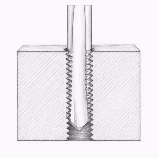 Crownsert tap-through tool